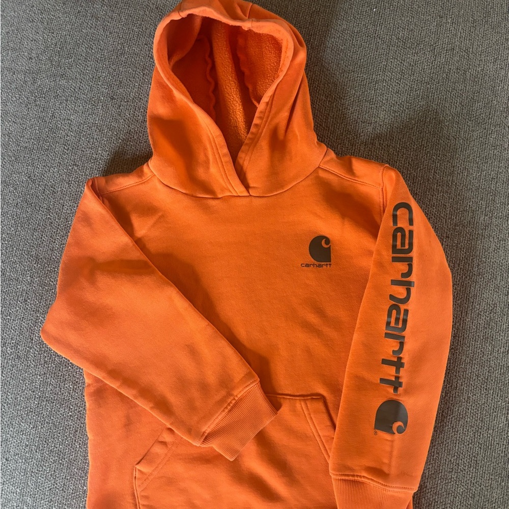 Carhartt Vibrant Orange Pullover Hoodie